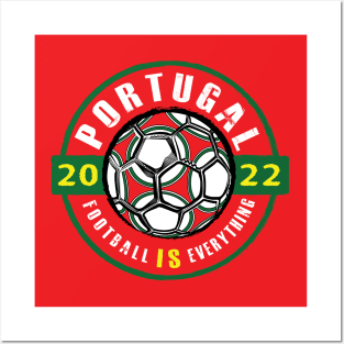 Football Is Everything - Portugal 2022 Vintage Posters and Art